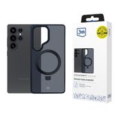 samsung galaxy s25 ultra - 3mk smoke case mag&stand
