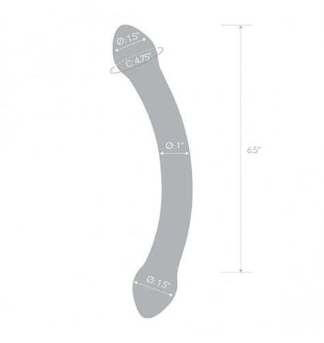Glas - Red Head Double Glass Dildo na Arena.pl