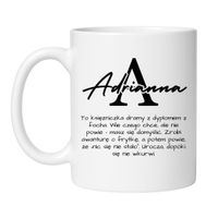KUBEK Z IMIENIEM "ADRIANNA"