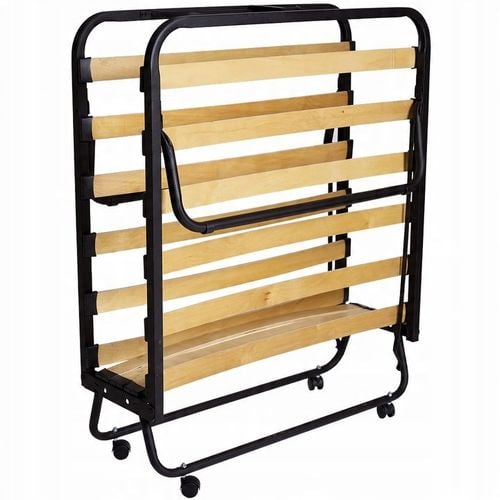 Łóżko polowe turystyczne składane 200 cm x 80 cm biały na Arena.pl