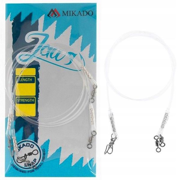 Przypon Fluorocarbonowy Jaws Light 25cm 8kg zdjęcie 1