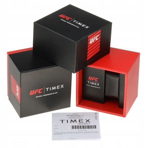 TIMEX UFC zegarek męski sportowy wodoszczelny WR50 stoper alarm data na Arena.pl