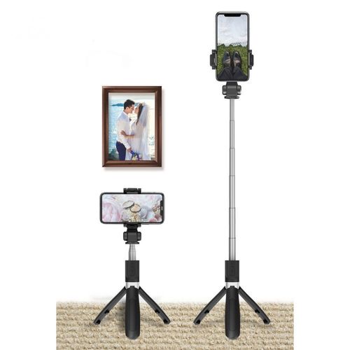 TECH-PROTECT L01S WIRELESS SELFIE STICK TRIPOD BLACK na Arena.pl
