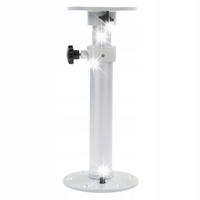 NÓG STOŁU 460MM-700MM REGULOWANY OBROTOWY O 360 STOPNI DLA KAMPERA/ŁODZI