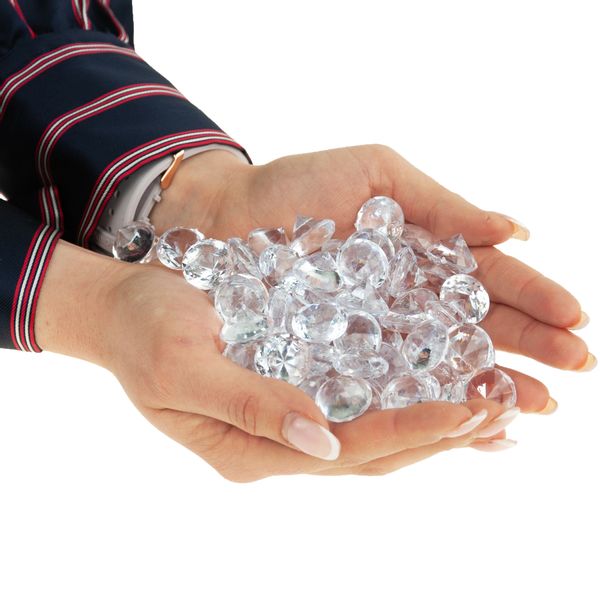 KRYSZTAŁKI KAMYKI DEKORACYJNE OZDOBNE DIAMENTOWE zdjęcie 2