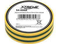 Taśma izolacyjna klejąca 0,13mm/15mm/10m - żółta/zielona
