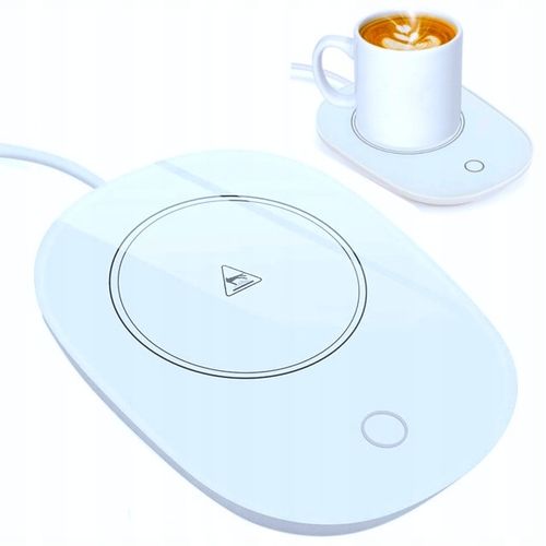 PODGRZEWACZ ELEKTRYCZNY DO NAPOJÓW PODSTAWKA DO PRACY DO HERBATY KAWY MLEKA na Arena.pl