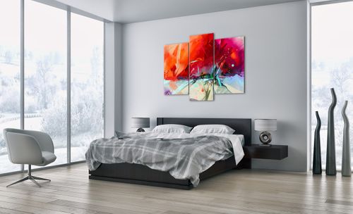 Obraz Na Płótnie - Kompozycja Dynamika - 130X100 Cm - Cb130X100-4036 na Arena.pl