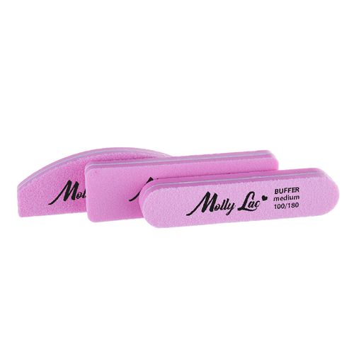 Polerka dwustronna Buffer mini prosta Medium 100/180 MollyLac 5 sztuk na Arena.pl