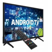 Telewizor SMART Android TV 24 cale HD WiFi DVB-T2 HEVC APLIKACJE Netflix