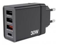 Verbatim USB Wall Charger 30W, Black