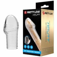 pretty love penis sleeve - hoytt (clear)