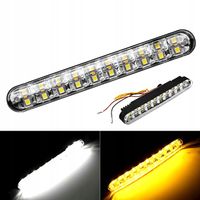 Światła do Jazdy Dziennej DRL KIERUNKOWSKAZ LAMPY LED DZIENNE HOMOLOGACJA