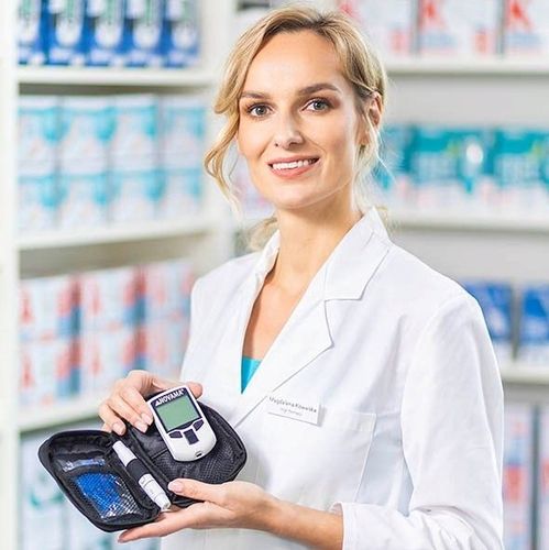 GLUKOMETR 3W1 NOVAMA MULTICHECK PRO+ GLUKOZA CHOLESTEROL KWAS MOCZOWY na Arena.pl