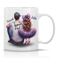 Prezent Dla Taty Na Dzień Ojca Kubek Z Dziećmi Z Imieniem Upominek