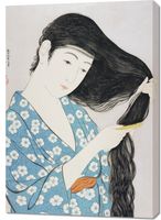 Obraz 70x100cm Woman, Hashiguchi Japoński Vintage