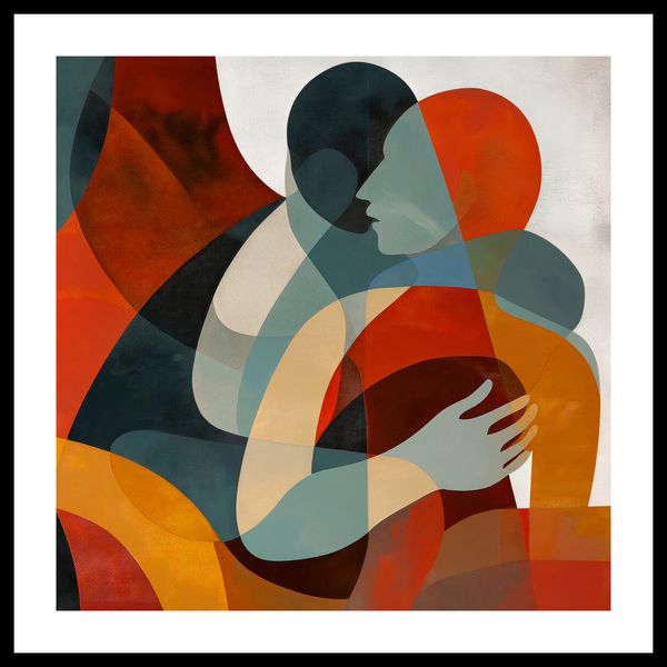 Plakat 60x60cm Objęcia zdjęcie 3