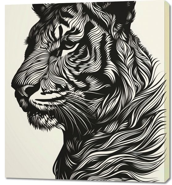 Obraz 90x100cm Tygrysi Gwizd zdjęcie 1