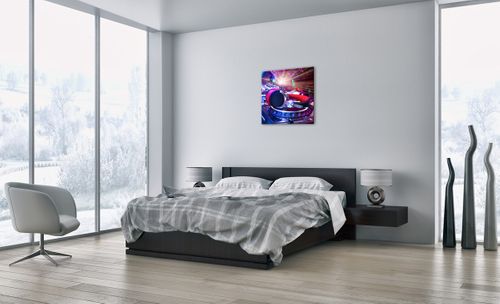 Obraz Na Płótnie - Studio Nagrań  - 60X60 Cm - Ac60X60-2412 na Arena.pl
