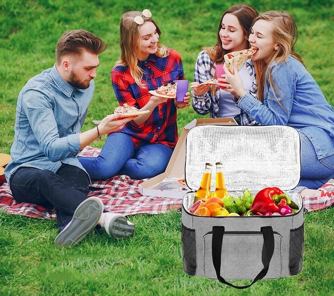 TORBA TERMICZNA śniadaniowa PLAŻOWA PIKNIKOWA lodówka NA JEDZENIE 28 litrów zdjęcie 6