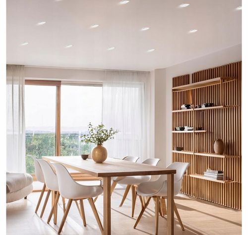 6x oprawa halogenowa SZKLANA kwadrat + LED GU10 5W na Arena.pl