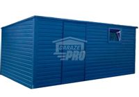 SCHOWEK - DOMEK OGRODOWY 4,5m x 3m drzwi okno antracyt grafit GP215