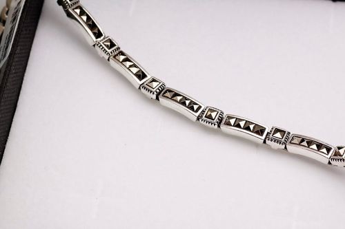 Srebrna bransoleta BDM3235 - Markazyty na Arena.pl