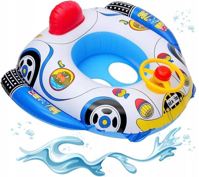 KOŁO KÓŁKO DMUCHANE DO PŁYWANIA BASENU WODY AUTO zdjęcie 1