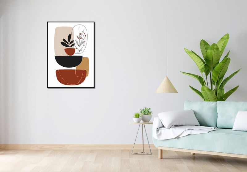 Plakat 64x90cm Botaniczna Abstrakcja zdjęcie 4