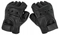 RĘKAWICE SKÓRZANE rowerowe BEZ PALCÓW skóra r. XS