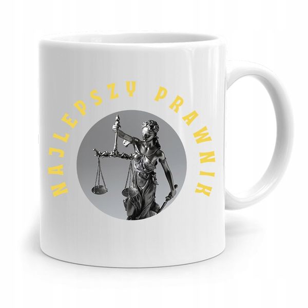 Kubek Dla Prawnika Mecenasa Najlepszy Prawnik Z Nadrukiem Ze Zdjęciem zdjęcie 1