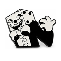 King Dice | 3 cm | Metal | Przypinka Gamingowa | Cuphead