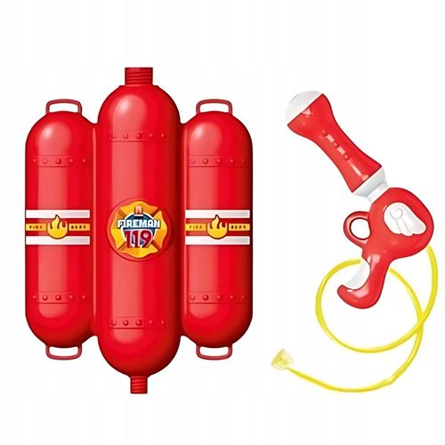 KASK STRAŻACKI Interaktywny + PISTOLET na WODĘ ze zbiornikiem MAŁY STRAŻAK na Arena.pl