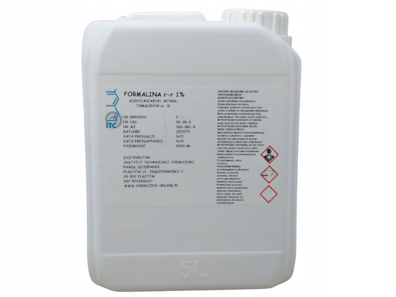 FORMALINA 1% R-R 5000ML FORMALDEHYD 1 % zdjęcie 1
