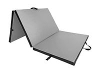 Materac gimnastyczny składany UNDERFIT 195 x 100 x 5 cm twardy szary