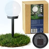 lampa solarna 10cm led zestaw do ogrodu wbijana ogrodowa czujnik
