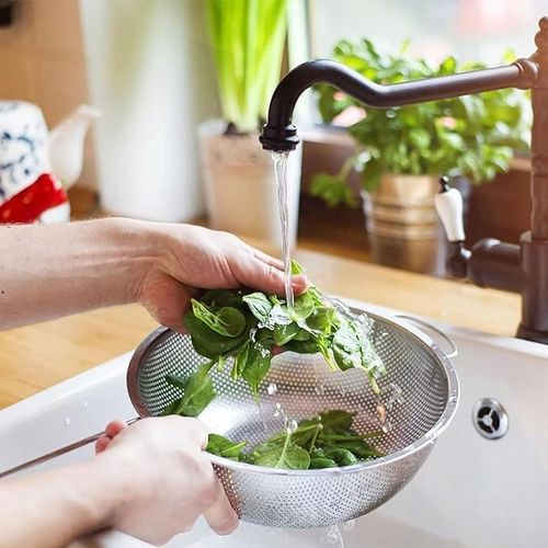 CEDZAK METALOWY DURSZLAK SITKO KUCHENNE NA MAKARON WARZYWA SUSZARKA na Arena.pl