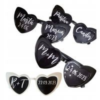 Naklejki na okulary wesele ślub x12