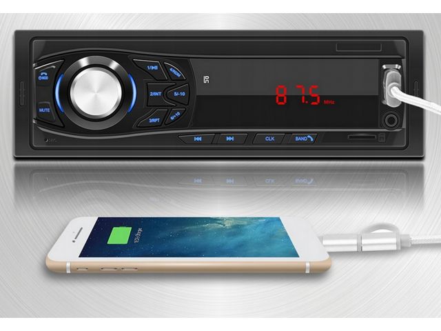 RADIO SAMOCHODOWE MP3 FM SD USB BLUETOOTH + PILOT zdjęcie 2