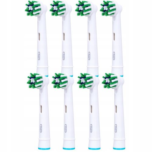 8 X KOŃCÓWKI BRAUN ORAL-B CROSS ACTION DO SZCZOTECZKI ELEKTRYCZNEJ ORYGINAŁ na Arena.pl