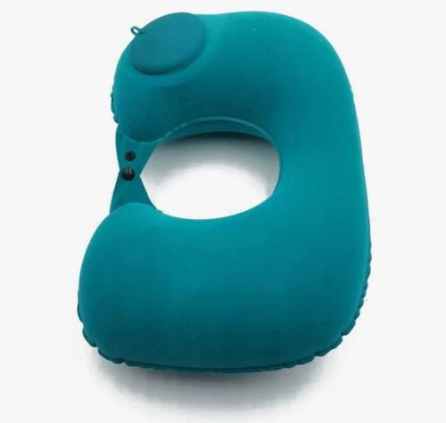 PODUSZKA PODRÓŻNA Dmuchana Samopompująca Welurowa ROGAL Do Spania Na Szyję na Arena.pl