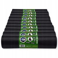 WORKI NA ŚMIECI 360L 100szt Uniwersalne Mocne Grube Czarne Duże Pam Folie