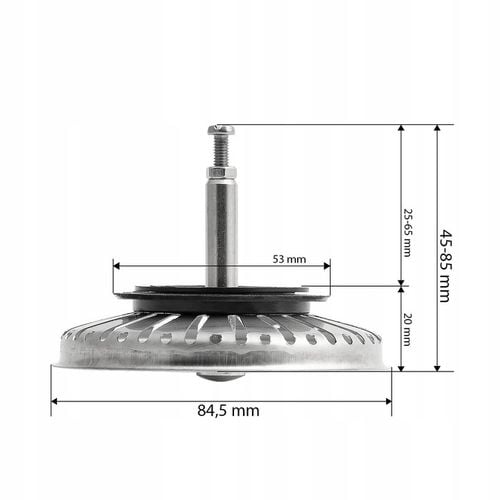 SITKO DO ZLEWU ZLEWOZMYWAKA ZATYCZKA KOREK Z ŚRUBKĄ 84MM FRANKE QUADRON na Arena.pl