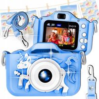 APARAT CYFROWY DLA DZIECI JEDNOROŻEC FOTOGRAFICZNY KAMERA MOTYWY GRY EFEKTY