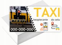 Wizytówki firmowe Foliowane 1000szt różne wzory TAXI