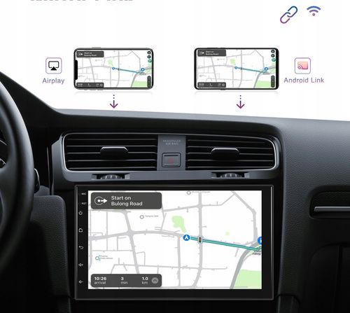 RADIO SAMOCHODOWE 2 DIN 6GB RAM ANDROID AUTO CARPLAY ANDROID 15 RDS na Arena.pl