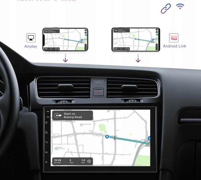 RADIO SAMOCHODOWE 2 DIN 6GB RAM ANDROID AUTO CARPLAY ANDROID 15 RDS zdjęcie 4