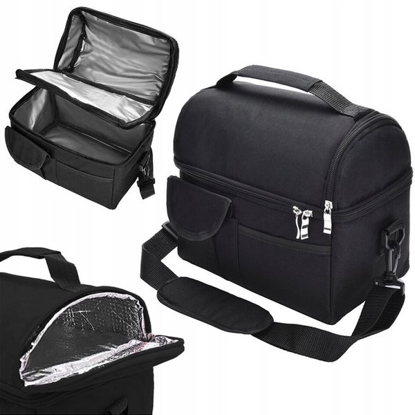 TORBA TERMICZNA IZOLACYJNA KUFEREK PASEK LUNCH BOX zdjęcie 1