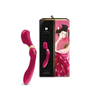 shunga zoa raspberry - urządzenie intymne ergonomiczne 10 trybow