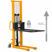 MASZTOWY WÓZEK PALETOWY UDŹWIG 700 KG, PODNOSZENIE 1600 MM CORMAK P716